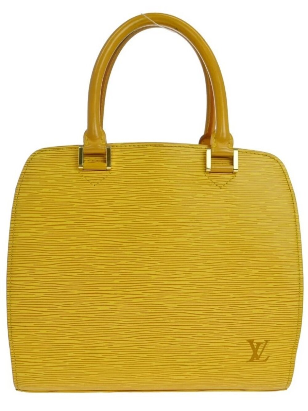 Louis Vuitton Yellow Epi Pont Neuf Handbag